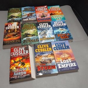 Clive Cussler lot of 11 Books